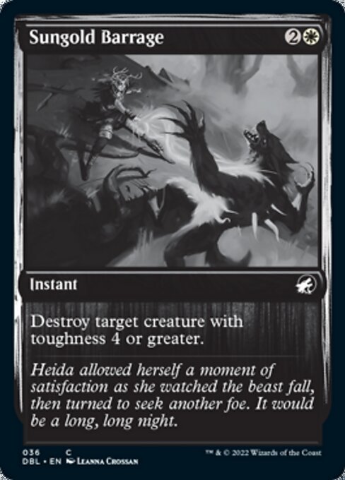 Sungold Barrage (Innistrad: Double Feature) Light Play