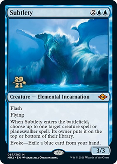 Subtlety (Promos: Prerelease Cards) Light Play Foil
