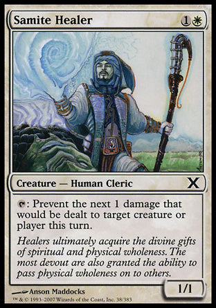 Samite Healer (10th Edition) Medium Play