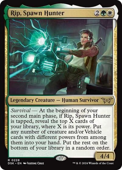 Rip, Spawn Hunter (Duskmourn: House of Horror) Near Mint Foil