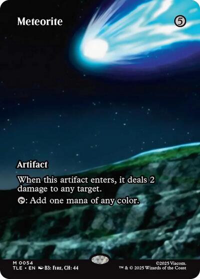 Meteorite (Borderless) (Avatar: The Last Airbender: Eternal-Legal) Near Mint Foil
