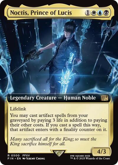 Noctis, Prince of Lucis (Extended Art) (Universes Beyond: FINAL FANTASY) Light Play Foil