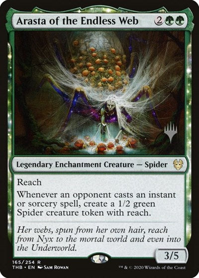 Arasta of the Endless Web (Promo Pack: Theros Beyond Death) Medium Play Foil
