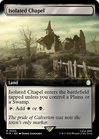 Isolated Chapel (Extended Art) (Universes Beyond: Fallout) Light Play Foil