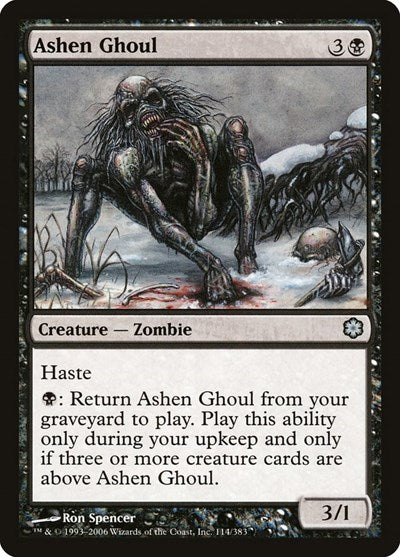 Ashen Ghoul (Coldsnap Theme Deck Reprints) Light Play