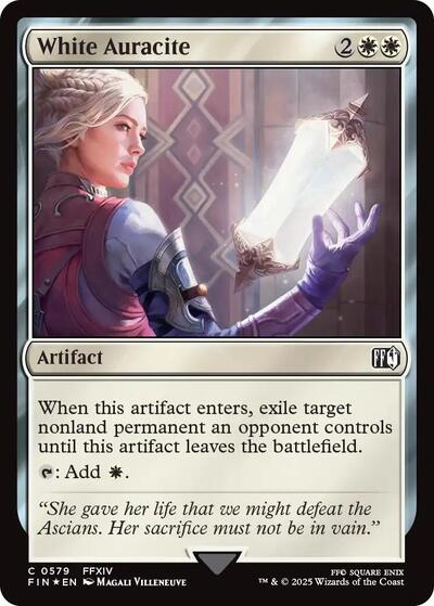 White Auracite (Surge Foil) (Universes Beyond: FINAL FANTASY) Near Mint Foil