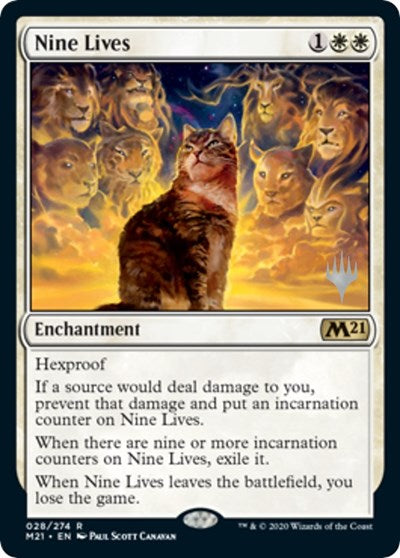Nine Lives (Promo Pack: Core Set 2021) Medium Play