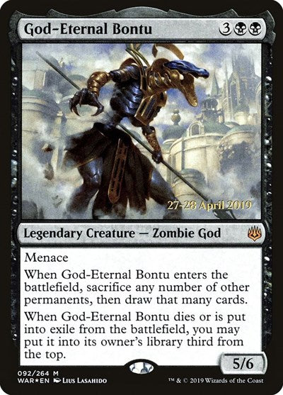 God-Eternal Bontu (Promos: Prerelease Cards) Near Mint Foil