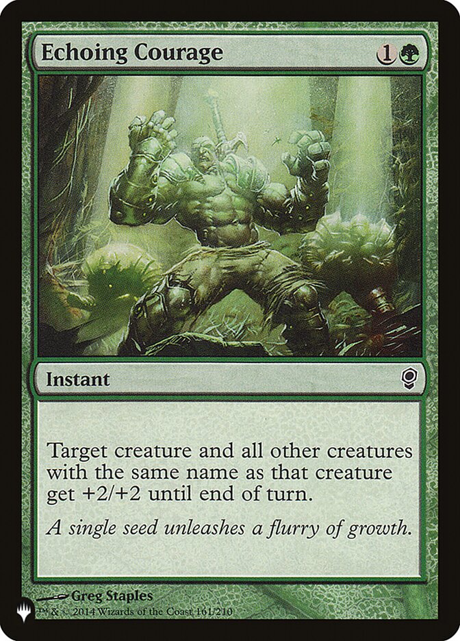 Echoing Courage (The List) Light Play