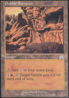 Goblin Burrows (Onslaught) Medium Play Foil
