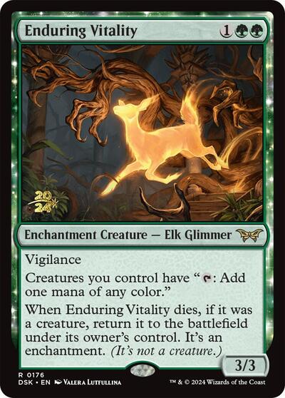 Enduring Vitality (Promos: Prerelease Cards) Light Play Foil