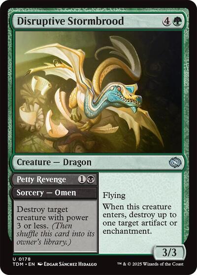 Disruptive Stormbrood (Tarkir: Dragonstorm) Light Play