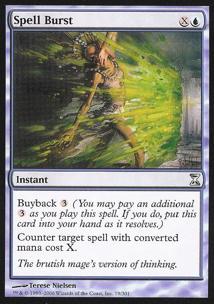 Spell Burst (Time Spiral) Near Mint Foil