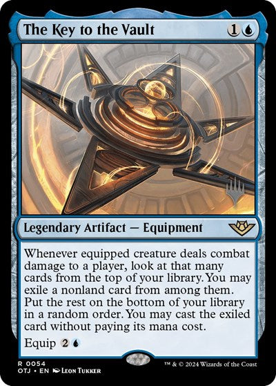 The Key to the Vault (Promo Pack: Outlaws of Thunder Junction) Near Mint Foil