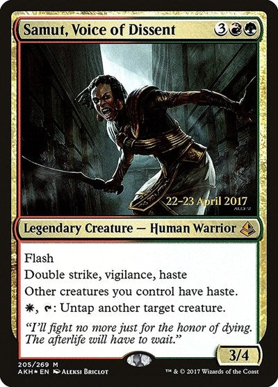 Samut, Voice of Dissent (Promos: Prerelease Cards) Near Mint Foil