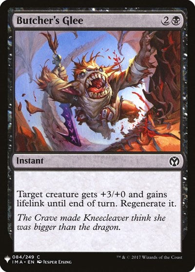 Butcher's Glee (Mystery Booster) Near Mint
