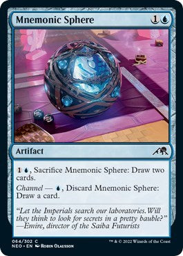 Mnemonic Sphere (Kamigawa: Neon Dynasty) Light Play