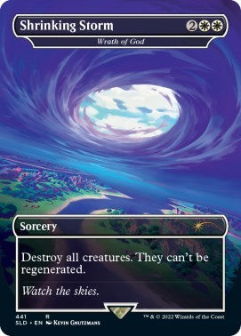 Shrinking Storm - Wrath of God (Secret Lair) Near Mint Foil