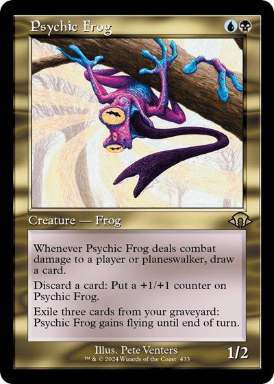Psychic Frog Retro Frame|5|0|0.00