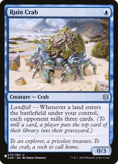 Ruin Crab (The List) Light Play