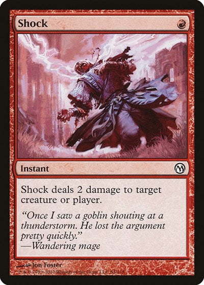 Shock (Duels of the Planeswalkers) Light Play