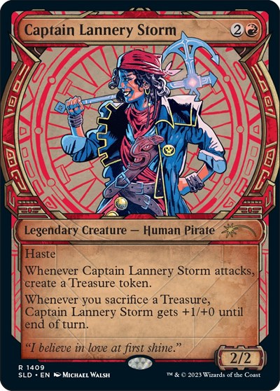 Captain Lannery Storm (Secret Lair) Heavy Play
