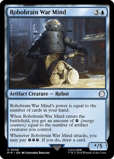 Robobrain War Mind (Universes Beyond: Fallout) Light Play