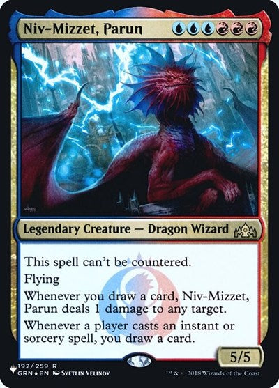 Niv-Mizzet, Parun (Secret Lair Commander: Heads I Win, Tails You Lose) Light Play Foil
