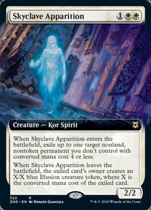 Skyclave Apparition (Extended Art) (Zendikar Rising) Light Play
