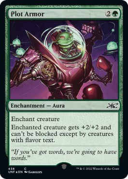 Plot Armor (Galaxy Foil) (Unfinity) Near Mint Foil