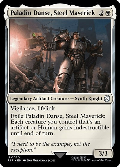 Paladin Danse, Steel Maverick (Universes Beyond: Fallout) Light Play