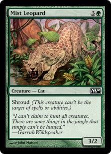 Mist Leopard (Magic 2010 Core Set) Medium Play