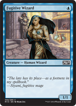 Fugitive Wizard (Magic 2015 Core Set) Light Play