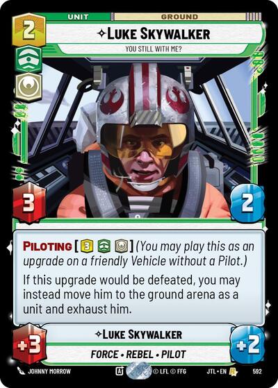 Luke Skywalker You Still With Me? (Foil) (Jump to Lightspeed) Near Mint Foil