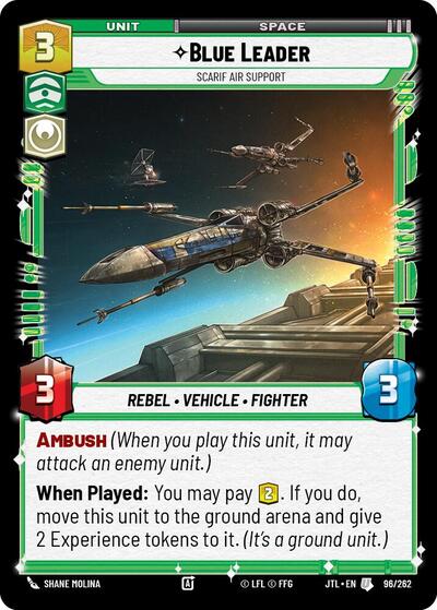 Blue Leader Scarif Air Support (Jump to Lightspeed) Near Mint