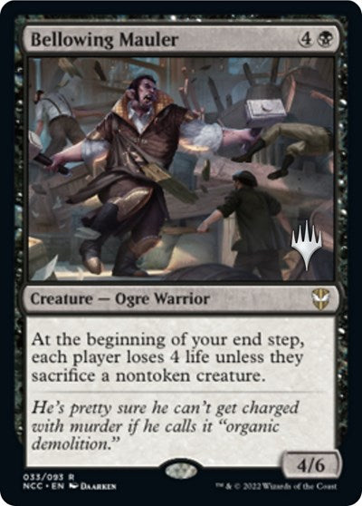 Bellowing Mauler (Promo Pack: Streets of New Capenna) Near Mint Foil