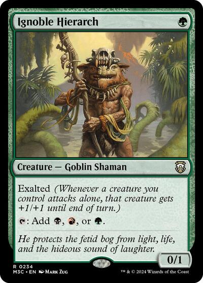 Ignoble Hierarch (Commander: Modern Horizons 3) Medium Play