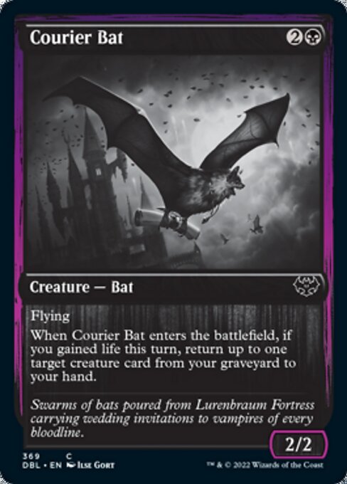 Courier Bat (Innistrad: Double Feature) Near Mint Foil