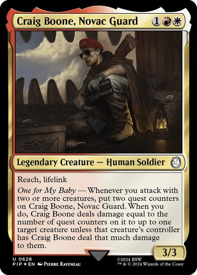 Craig Boone, Novac Guard (Surge Foil) (Universes Beyond: Fallout) Light Play Foil
