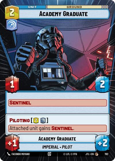 Academy Graduate (Hyperspace Foil) (Jump to Lightspeed) Near Mint Foil