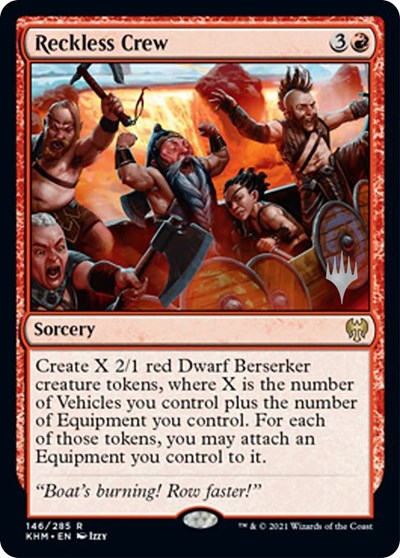 Reckless Crew (Promo Pack: Kaldheim) Medium Play