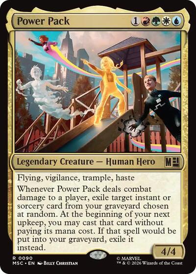 Power Pack (Commander: Marvel Super Heroes) Near Mint