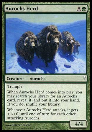 Aurochs Herd (Coldsnap) Near Mint Foil