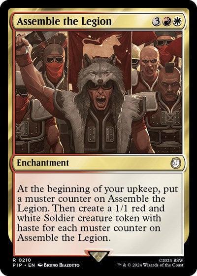 Assemble the Legion (Universes Beyond: Fallout) Light Play Foil