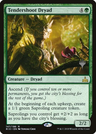Tendershoot Dryad (Promo Pack: Core Set 2020) Near Mint Foil