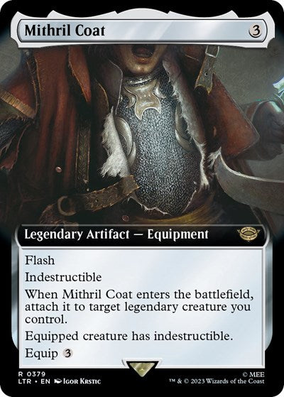 Mithril Coat (Extended Art) (Universes Beyond: The Lord of the Rings: Tales of Middle-earth) Near Mint Foil