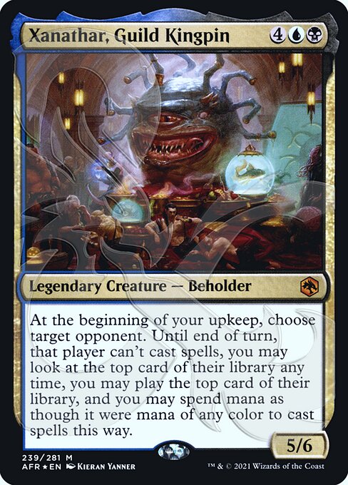 Xanathar, Guild Kingpin (AFR Ampersand Promos) Near Mint Foil