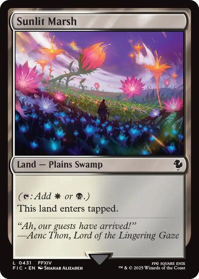 Sunlit Marsh (Surge Foil) (Commander: FINAL FANTASY) Light Play Foil