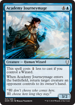 Academy Journeymage (Dominaria) Light Play Foil