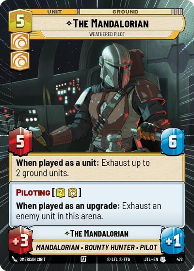 The Mandalorian Weathered Pilot (Hyperspace) (Jump to Lightspeed) Near Mint